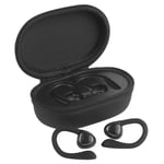 Intempo EE5577BLKSTKEU7 Sync TWS37 Wireless Bluetooth Earphones with USB Charging Case, Ear Hook, 10 Metre Range, Black