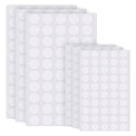 300 Pièces Mastic Transparent, Points Adhésifs Double Face Mastic Rond Amovible Mastic Adhésif Imperméable Mastic Collant Sans Trace Pour Mur De Verre Métal Bois Céramique Plastique (10Mm+15Mm)