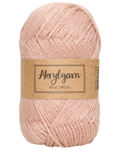 Akrylgarn 50 g gammalrosa