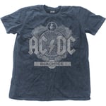 Ac/Dc - T-Shirt Snow Wash Col - Black Ice (S)