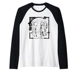 Marvel Star-Lord Guardians of Galaxy Face Manche Raglan