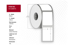 Capture merkelapper - 16000 etikett(er) - 50 x 50 mm