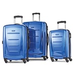 Samsonite Winfield 2 Bagages rigides Extensibles avec roulettes pivotantes, Bleu Nordique, 3-Piece Set (20/24/28), Winfield 2 Valise Rigide Extensible avec roulettes