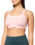 Nike AJ0340 W NK DF ALPHA BRA Sports bra women's pink glaze/canyon rust/canyon rust LD-E