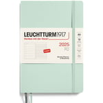 Kalender A5 2025 Weekly Planner/Notebook Soft Mint Green Leuchtturm1917