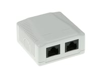 Act Surface Mounted Box Unshielded 2 Ports Cat5e. Type: Cat5e Wall Mountbox C5e 2 Prt Unsh (Fa5002)