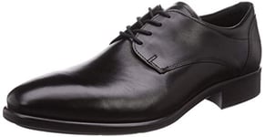 ECCO Men's Citytray Plain Toe Tie Oxford, Schwarz, 15/16 UK