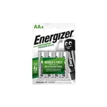 Energizer - Piles Rechargeables aa, Recharge Power Plus, Lot de 4 (E300626700)