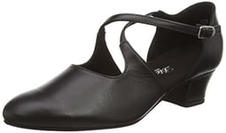 Diamant 052-102-034 Chaussures de Danse pour Femme-Standard et Latin Salon, Noir, 37.5 EU