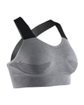 X-Bionic Energizer 4.0 Brassière de Sport sans Armature Femme, Pearl Grey Melange, FR : S (Taille Fabricant : S)