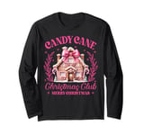 Candy Cane Christmas Club Merry Christmas Gingerbread House Long Sleeve T-Shirt