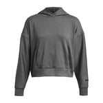 Women's Hoodie Under Armour UA Journey Rib Oversized Pullover in Grey