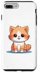 Coque pour iPhone 7 Plus/8 Plus mignon chat funy animal chat amoureux
