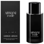 ARMANI CODE POUR HOMME 75ML EAU DE PARFUM REFILLABLE SPRAY BRAND NEW & SEALED