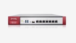 ZYXEL USG Flex Firewall, 2*WAN, 4*LAN/DMZ, 1*SFP, 2*USB with 1 Year UTM USG Flex Firewall with 1 Year UTM