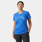 Helly Hansen Dam F2f Organisk Bomulls T-shirt 2.0 Blå XL