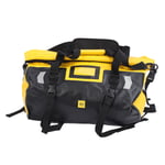 Yellow Black 40L Motorcycle Tail Bag Water Resistant Quick Release CUT