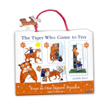 The Tiger Who Came To Tea 4 in 1 Puzzle