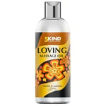 5Kind Loving Huile de massage 100 ml – Huiles de massage pour rendez-vous galants – Huile corporelle au jasmin passionné et à la vanille – Huiles de massage relaxantes pour la thérapie de massage