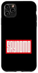 Coque pour iPhone 11 Pro Max Rouge Saynomo (Say No More) Vintage Red Graphic