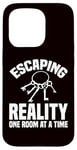 Coque pour iPhone 15 Pro Escape Room - Échapper à la réalité une pièce à la fois