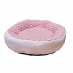 Nobby Lit Confortable Donut Classic Diamond Rose D x H : Ø 50 x 15 cm