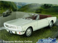 FORD MUSTANG MODEL CAR JAMES BOND GOLDFINGER FILM CONVERTIBLE 1:43 SCALE IXO K8