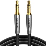 UGREEN Aux Cable 9.9FT Braided Stereo 3.5mm Audio Cable Headphone Mini Jack Male to Male Auxiliary TRS Lead Compatible with iPhone Galaxy iPad iPod Car Speaker MP3 Player Home Stereo TV PC Laptop (3M)