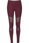 Urban Classics Leggings med spets flicka (110/116,Svart)