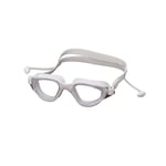 Endless EL1002 Lunettes de natation élégantes avec protection anti-buée et UV | Blanc | Matériaux : silicone, plastique | Avec sangle réglable et embouts d'oreille | Joint en silicone souple pour