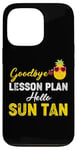 Coque pour iPhone 13 Pro Funny Teacher Last Day Of School Goodbye Leçon Plan Summer