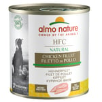 Økonomipakke Almo Nature HFC 24 x  280 g / 290 g - Kyllingfilet (280 g)