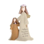 Mother Daughter Angel Ornament Earth Tones Figurines "A Love Like No Other"