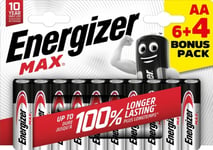 Energizer Energizer Lr6/10 Max Aa 6+4 Zdarma