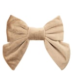 DARK Velvet Bow Hair Clip Sparkled Champagne