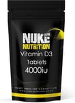 Vitamin D3 Tablets 4000Iu | 60 Tablets | Vitamin D High Strength | Vitamin D Tab