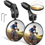 Cykelbackspegel 2-pack, Konvex backspegel 360°