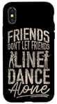 iPhone X/XS Line Dancing Dance Teacher Friends Don't Let Friends Line Case