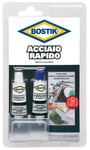 Colle Adhésif Époxy Pour Métaux Forte Sortie Bostik " Acier Rapide " 30 ML