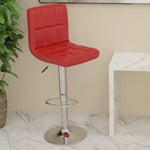 Prolenta Premium - Furniture Limited - Tabouret de bar Rouge bordeaux Similicuir