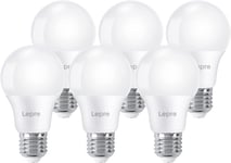 Ampoule LED E27, 8.5W Équivalent 60W, Ampoule E27 A60 Culot Edison À Vis Blanc