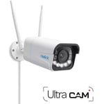 Caméra compatible UltraCAM - Intelligente / 4K / WiFi 6 / DC 12V / Zoom opt. 5X / IP67 / projecteur intégré (Reolink)