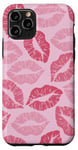 iPhone 11 Pro Pink Lipstick Lips Kiss Kisses Women Girls Coquette Case