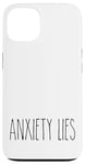 Coque pour iPhone 13 Rae a inspiré Dun, votre anxiété est due à votre vrai faux professeur