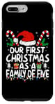 iPhone 7 Plus/8 Plus Our First Christmas As A Family Of Five For New Mom Dad Kids Case