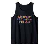 Librarian Literacy Justice For All Tank Top