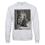 Sweat Shirt Homme La Cigale Et La Foumi Fable Lafontaine Gustave Dore Gravure