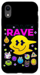 Coque pour iPhone XR Rave On Social Media Emotional Sarcastic Smile Faces Doodles