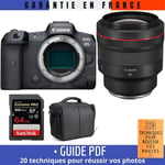 Canon EOS R5 + RF 85mm F1.2L USM + SanDisk 64GB Extreme PRO UHS-II SDXC 300 MB/s + Sac + Guide PDF MCZ DIRECT '20 TECHNIQUES POUR RÉUSSIR VOS PHOTOS