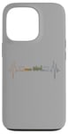 Coque pour iPhone 13 Pro Train Heartbeat Locomotive Chemin de fer Vapeur Modèle Train